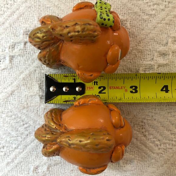 VTG Vicki Thomas Gourd Fish Set 2 Signed 1999 Figurine Quirky Whimsical Folk Art - Picture 14 of 14